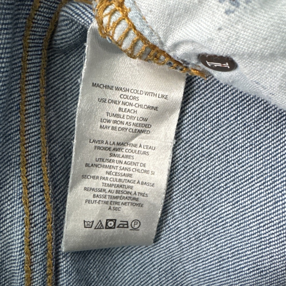 Anthropologie Pilcro Denim Jeans Size 25 Straight Leg Distressed - Picture 5 of 12